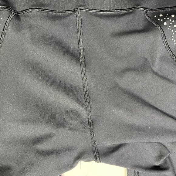Lululemon Size 6 Colour Me Quick 7/8 Tight Black White Laser Cut - Picture 13 of 13